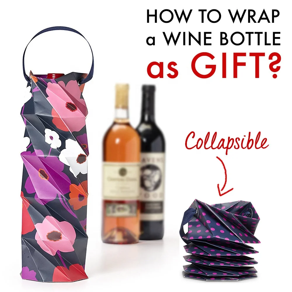 origami wine bag