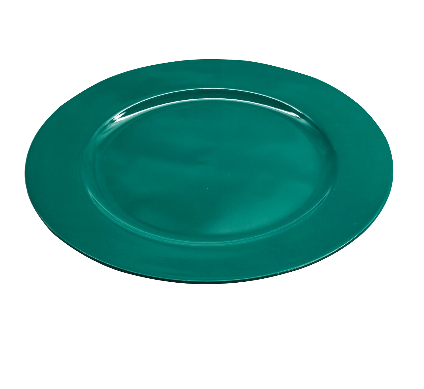 Wholesale Promotion Cheap Plastic Plate Wedding Decoration Use Gold