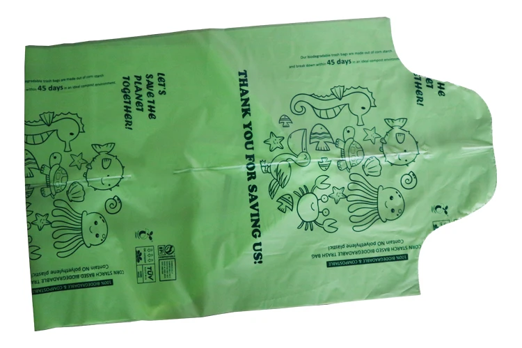 Home Industry Biodegradable Compostable Eco Biodegradable Trash Bag Packing Bag Food