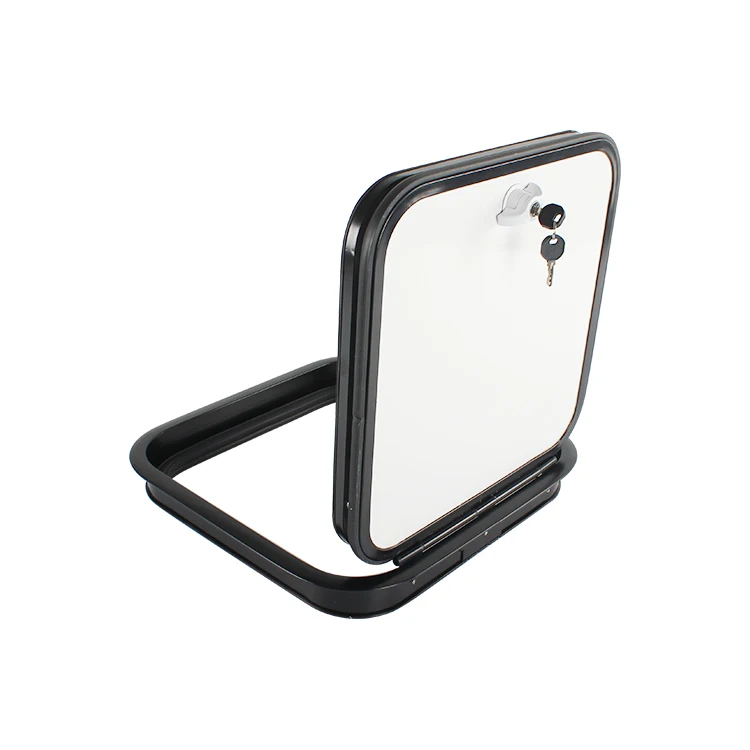 Tytxrv 432mm White Black Frame Exterior Rv Caravan Hatch For Motorhome
