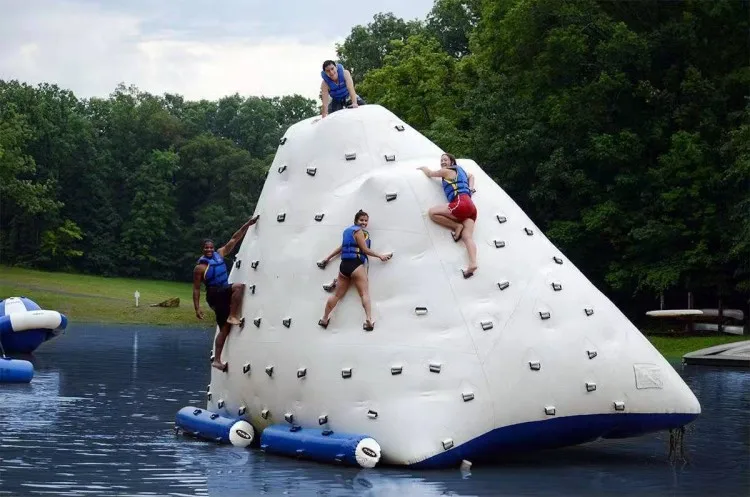 充气冰山海洋水生充气攀登冰山浮球水上玩具