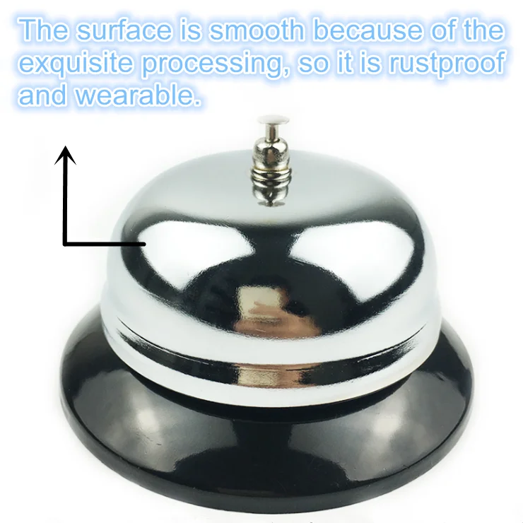 Best Price Restaurant Kitchen Service Customized Color Metal Bell Hand