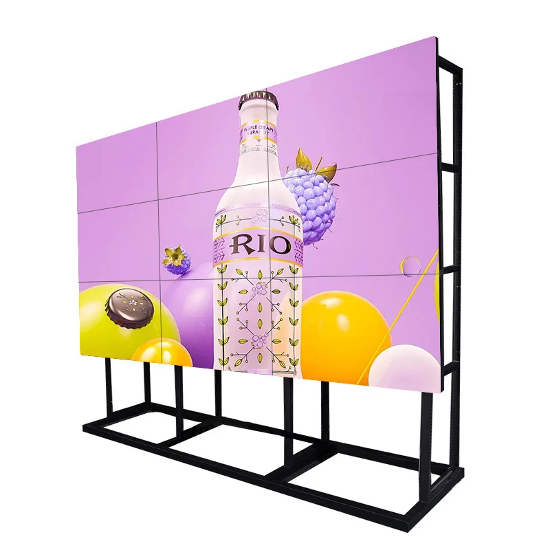 China super narrow bezel splicing screen 55 inch 4k seamless video wall panel outdoor/HR55DB