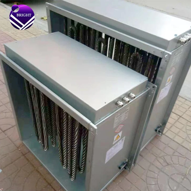 Rectangular 3 Phase Systems 30 Kw Circulation Air Duct Heater