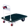 Four wheels Electrical Platform Cart 400kg Electric Hand Trolley for Warehouse Material Handing