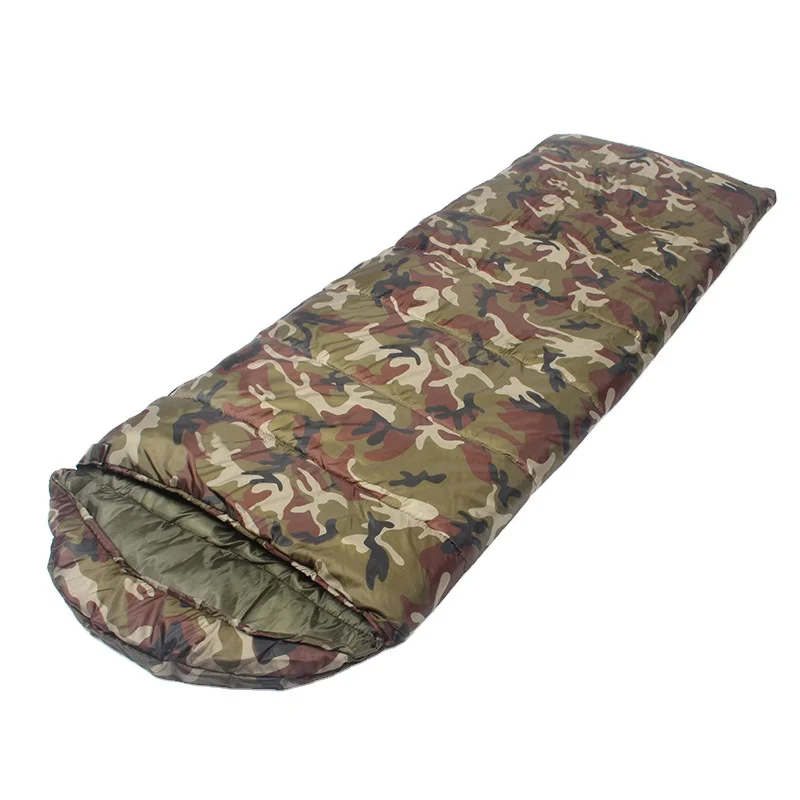 
Wholesale Cheap Outdoor 170T Polyester Adult Hollow Fiber Cotton Waterproof Travel Hiking Camping Envelope Sleeping Bag 