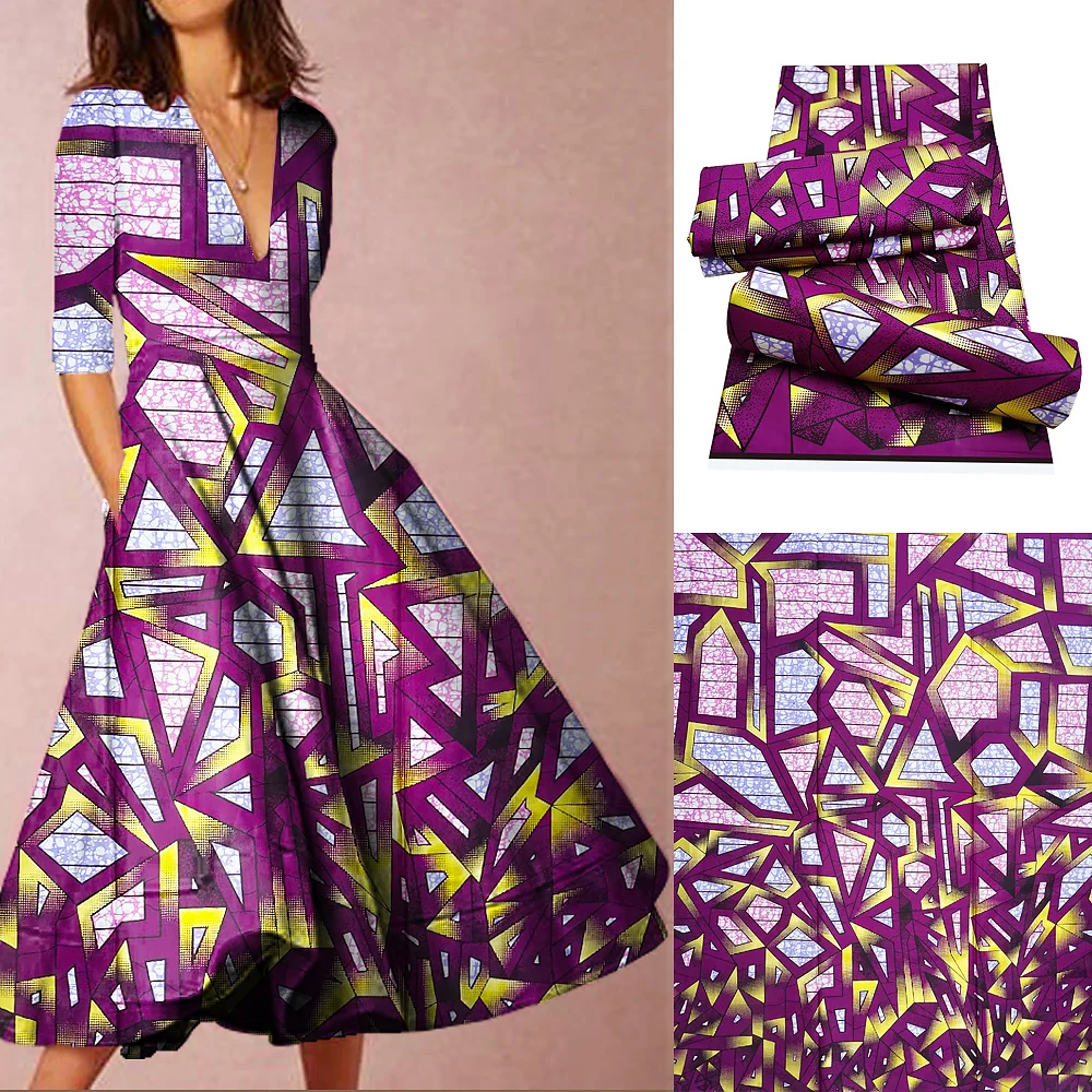 2020 Veritable Gold Wax Ankara African Golden Wax Prints Fabrics 100