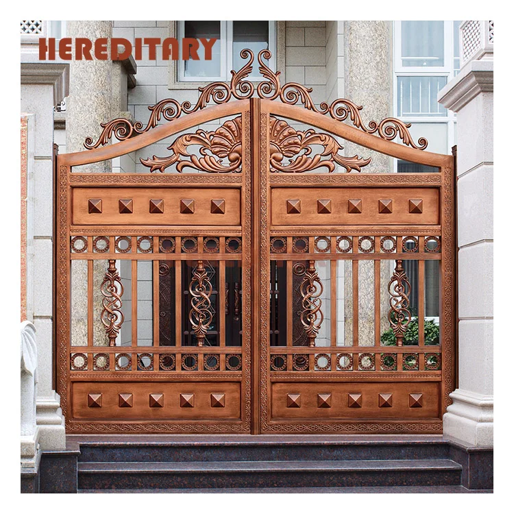 European Residential House Latest Main Wrought Iron Gate Designs - Buy