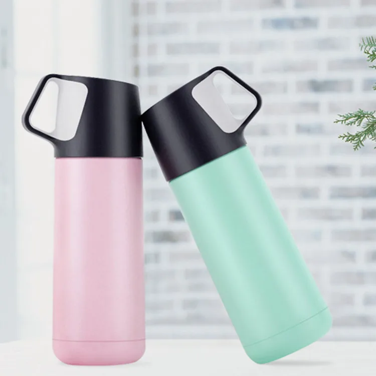 High-End 304 Stainless Steel Vacuum Flask 500ml Sport Style with Lid for Camping and Drinkware Includes Logo Coffee Cups