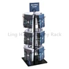 12 pockets table spinning display greeting card display rack