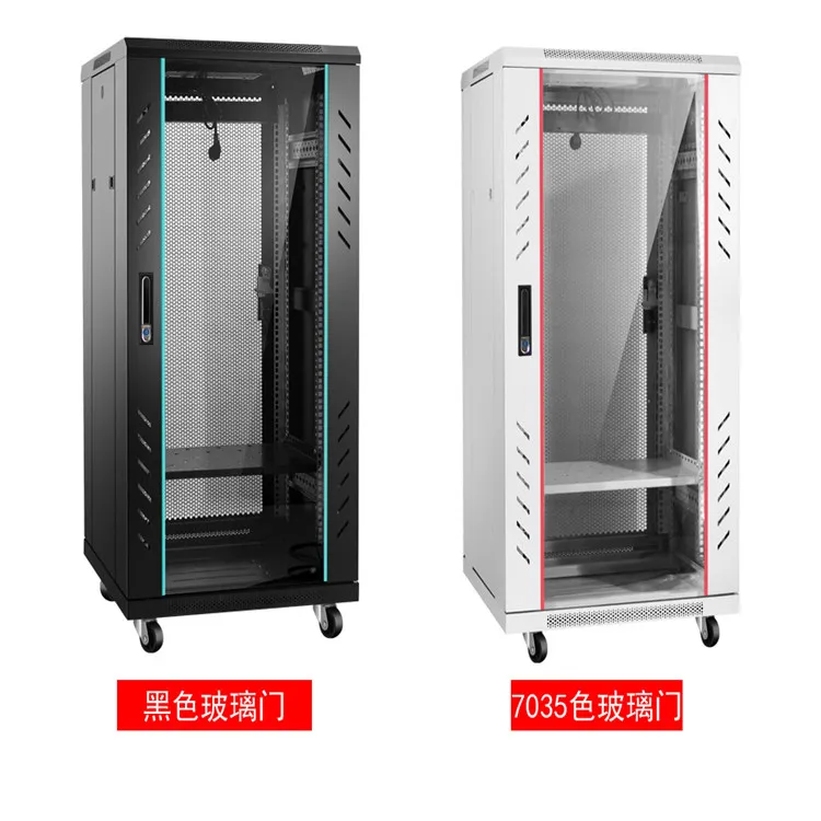 6u 9u 12u 18u 22u 27u Standard 19 Inch Data Center Server Rack 42u Floor Standing Glass Door Ddf 4120