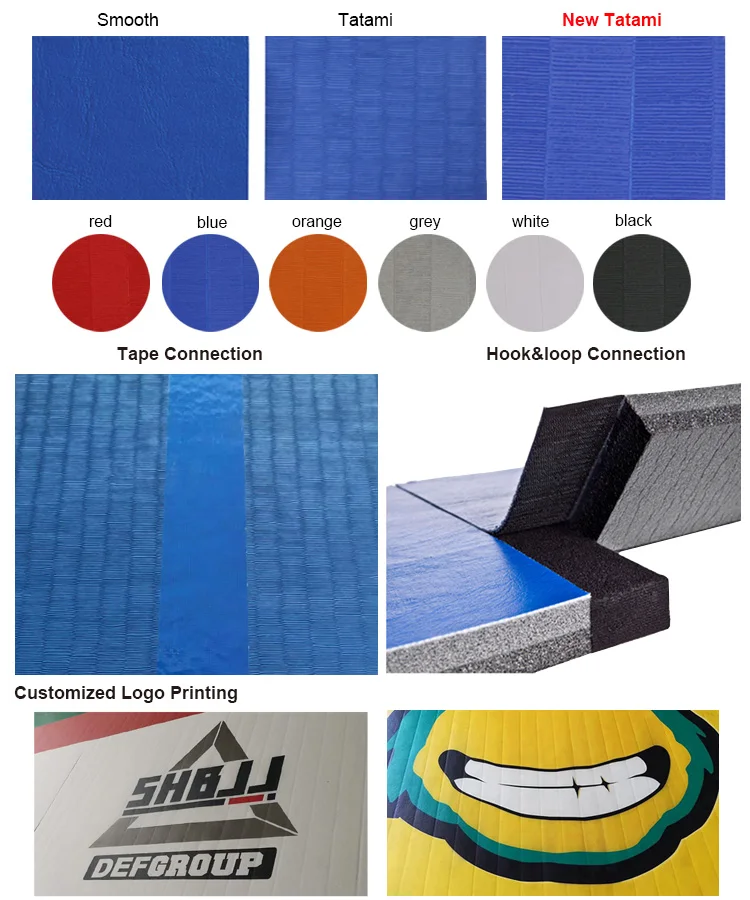 Bjj Rollout Jiu Jitsu Tatami Mat Used Wrestling Flexible Judo Roll Out