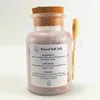 300g Scrub and whitening function organic himalayan rose petals bath salt with wooden scoops