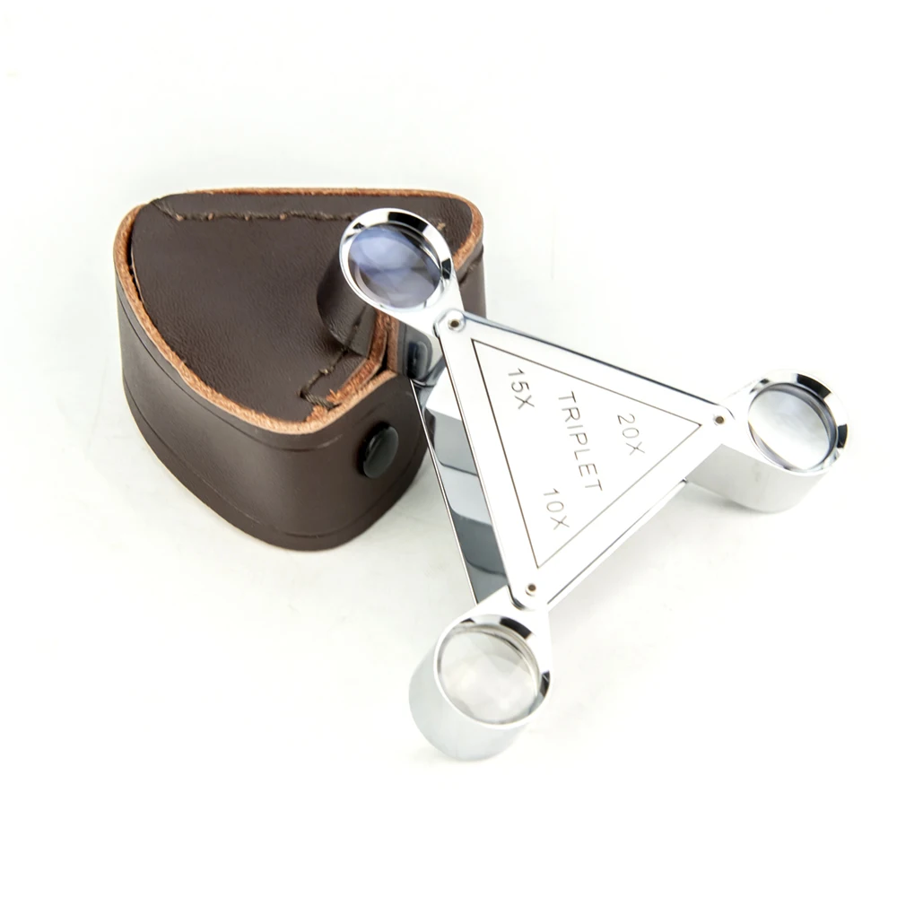 Lupa Triplet 10X - Magnifying Loupe for Jewelry Inspection