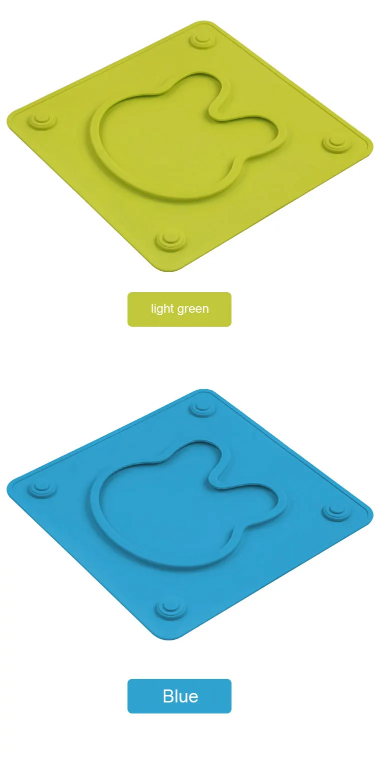 silicone baby suction cup mat