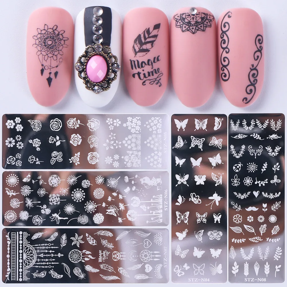 10 Designs For Choose XJ Series Nail Art Image Stamps Plates