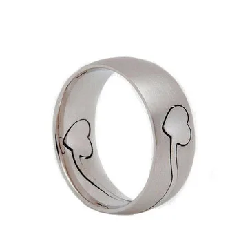 stainless steel puzzle ring