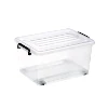 13L A4 Paper Office File Plastic Storage Box Plastic Container with Lid