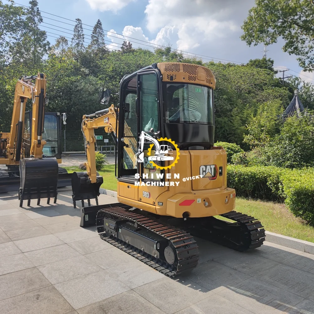 Swing Boom Mini Excavator for 303 Without Tail Micro Digger 1 Year ...
