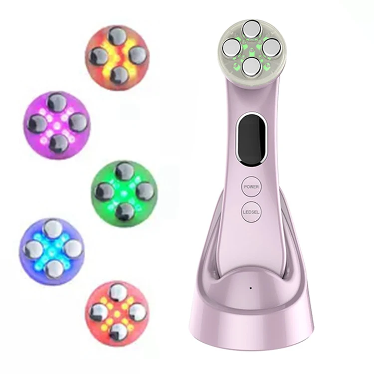 Facial Lifting Machine EMS Massager Lights Anti-aging Multifunctional Vibration Beauty Device