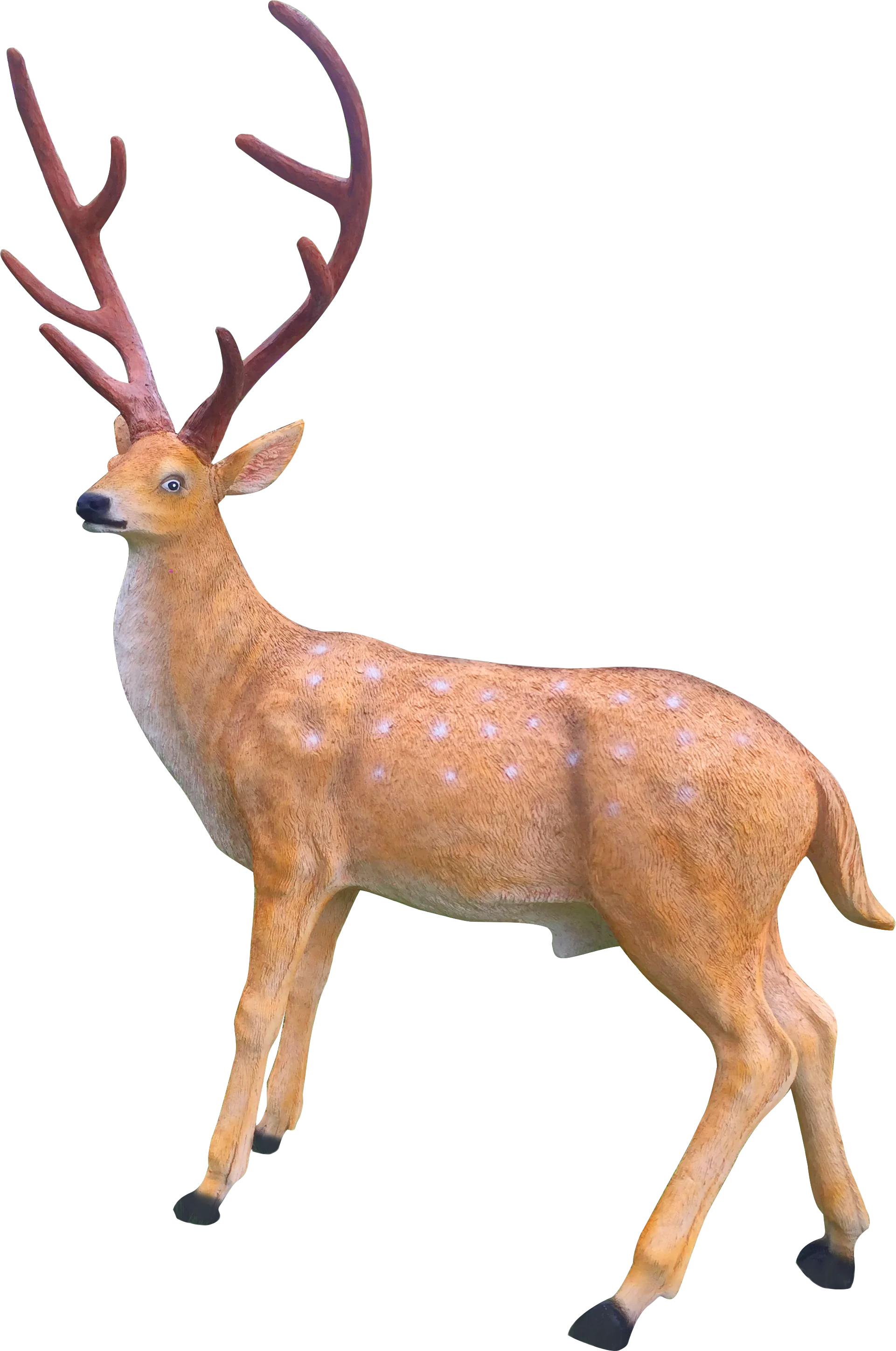 toprex ip65 weatherproof uv protected led 3d sika deer fiber