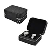 Eco friendly High quality ostrich texture genuine leather watch case luxury custom PU Leather EVA storage watch case box