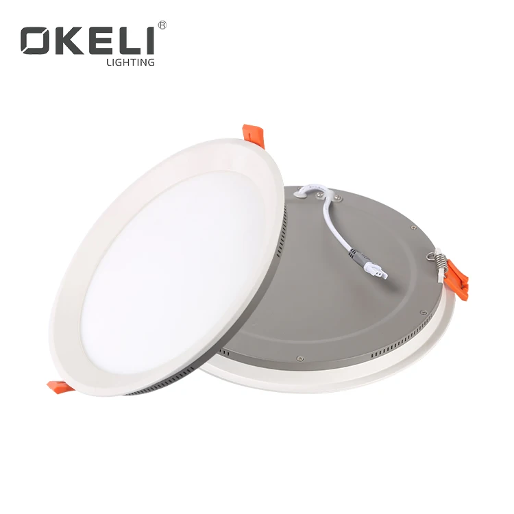 OKELI High power ultra-thin indoor recessed mounted aluminum 8w 15w 22w led pane light