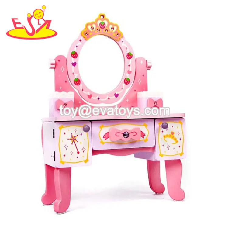 wooden baby mirror