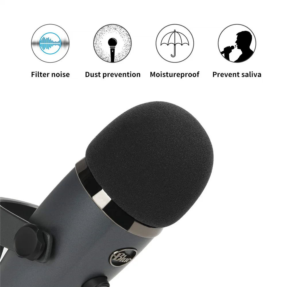 High Quality Microphone Sponge Cover Thick Protective Spray Cover