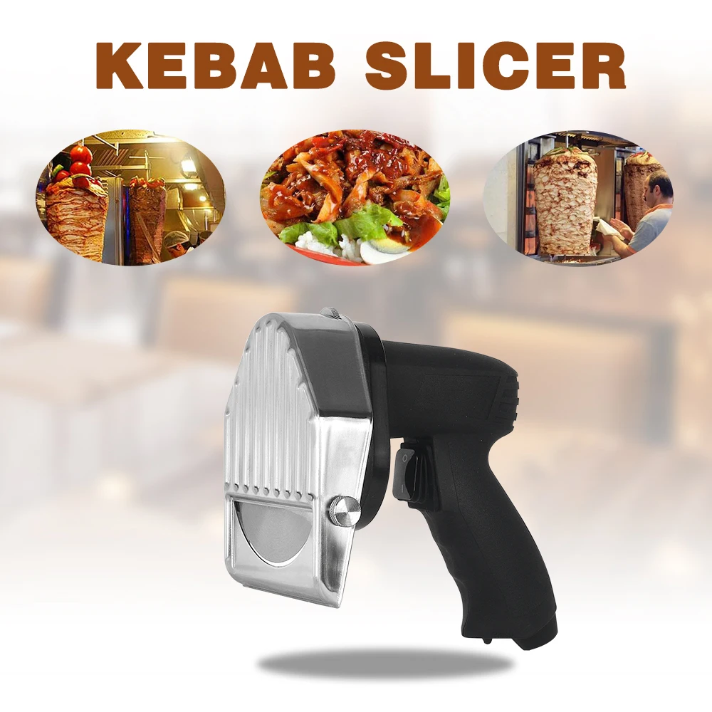 Gzkitchen Electric Kebab Slicer Doner Kebab Cutter Shawarma Cutter