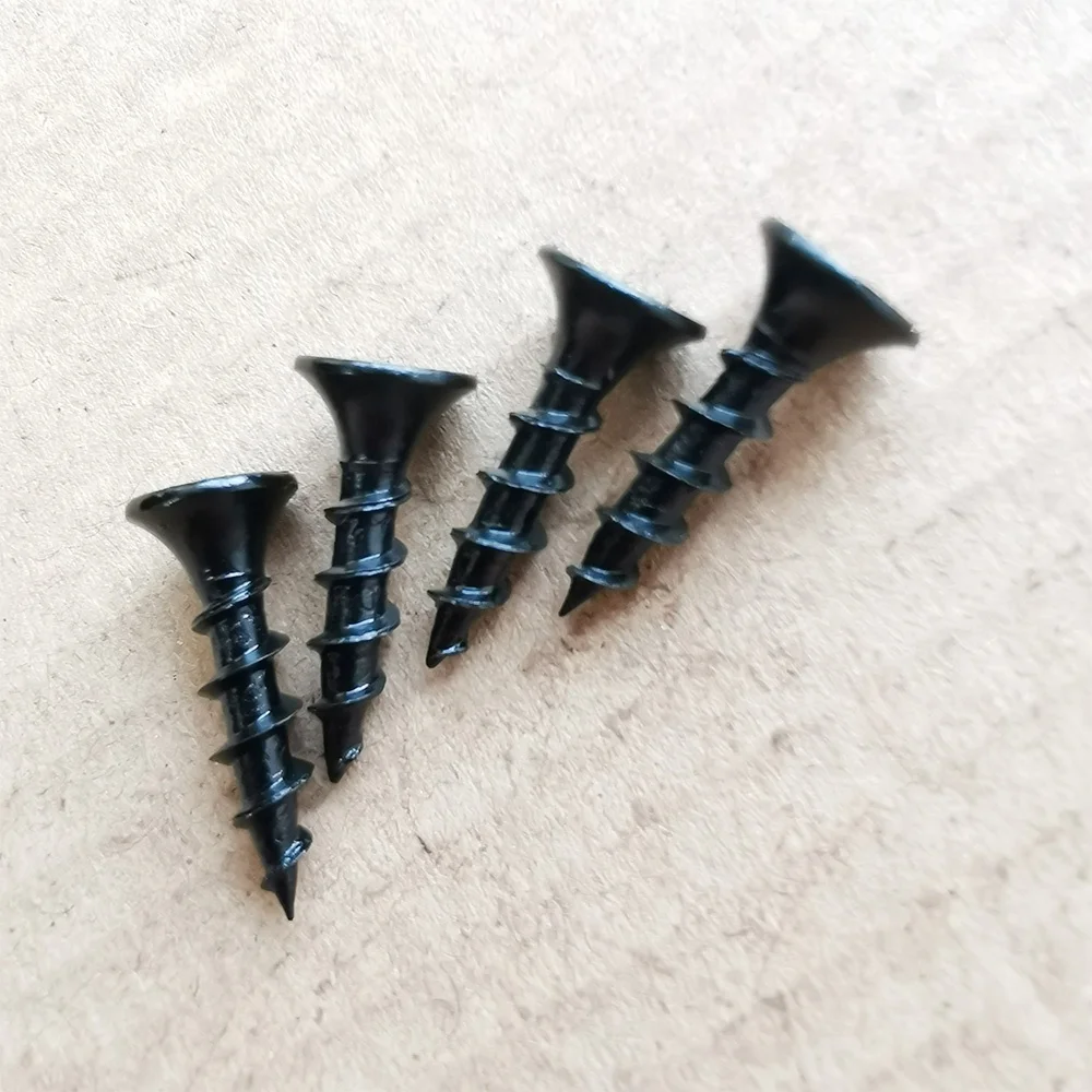 
hot sale taiwan quality gypsum screws black phosphated Dry wall screws fine thread self tapping drywall screw 