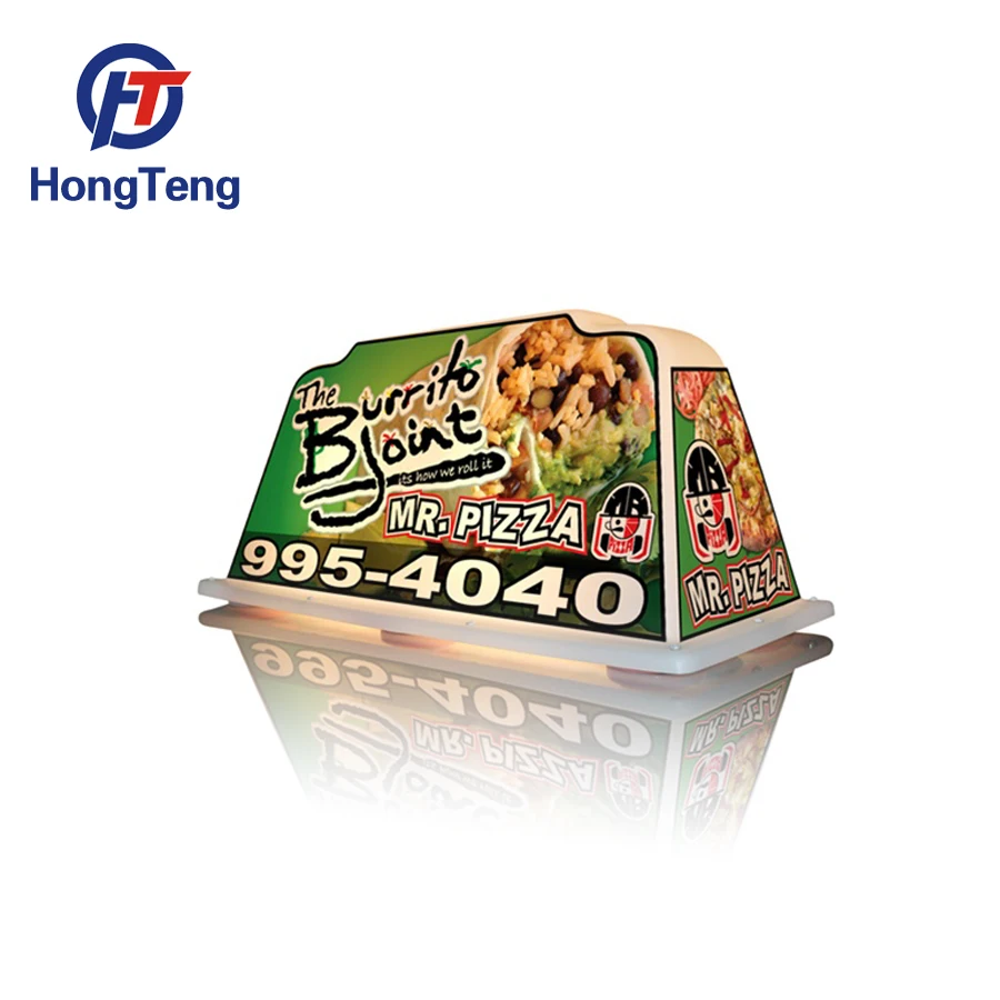 Pizze advertising car head led light box