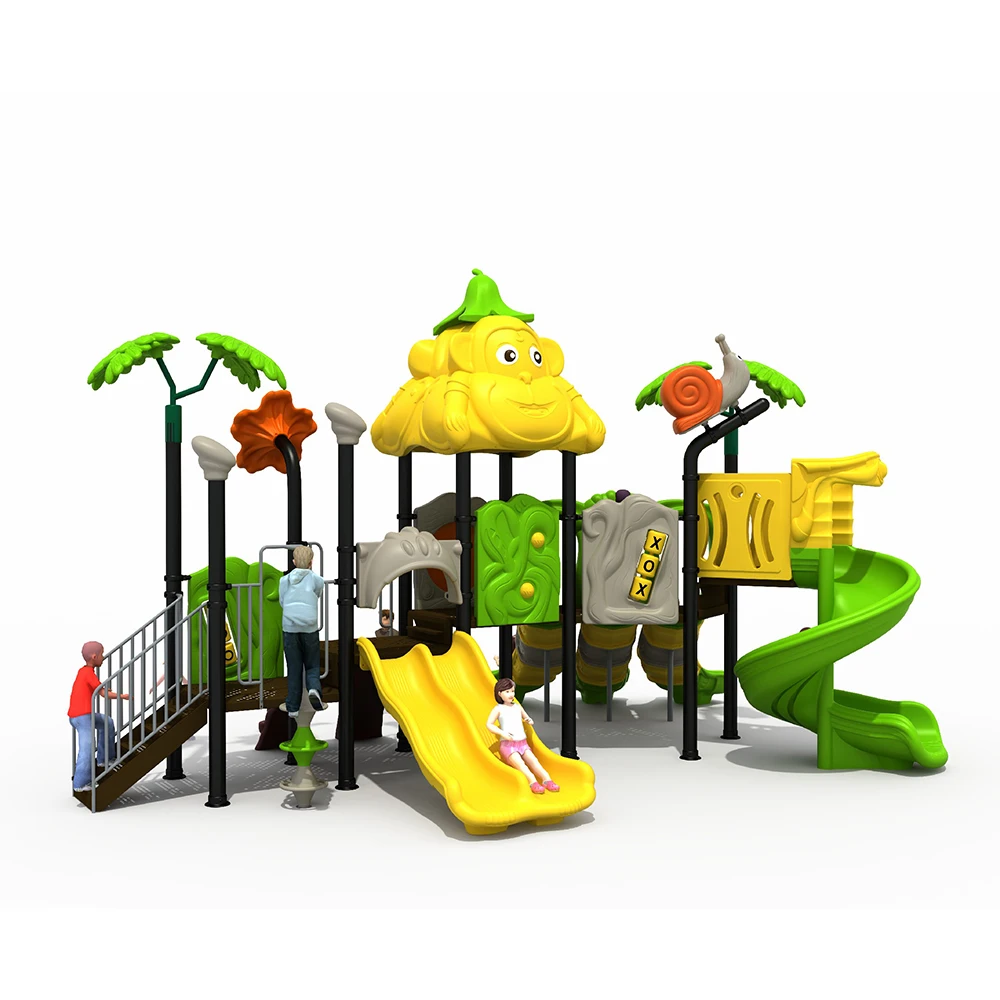 Outdoor Plastic Adventure Children Outdoor Playground Equipment Slide
