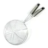 Best price high quality metal stainless steel oil metal wire mesh skimmer, strainer for kitchen