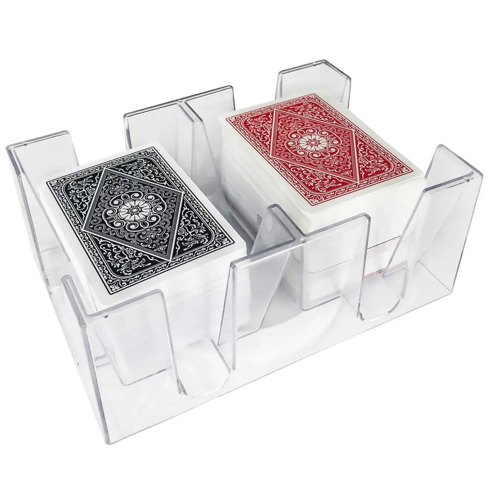 6 Deck Revolving Rotating Canasta Playing Card Tray - Buy Playing Card ...