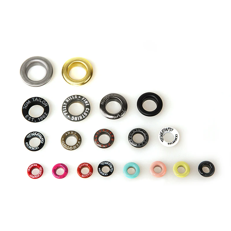fashion oval brass eyelets and grommets