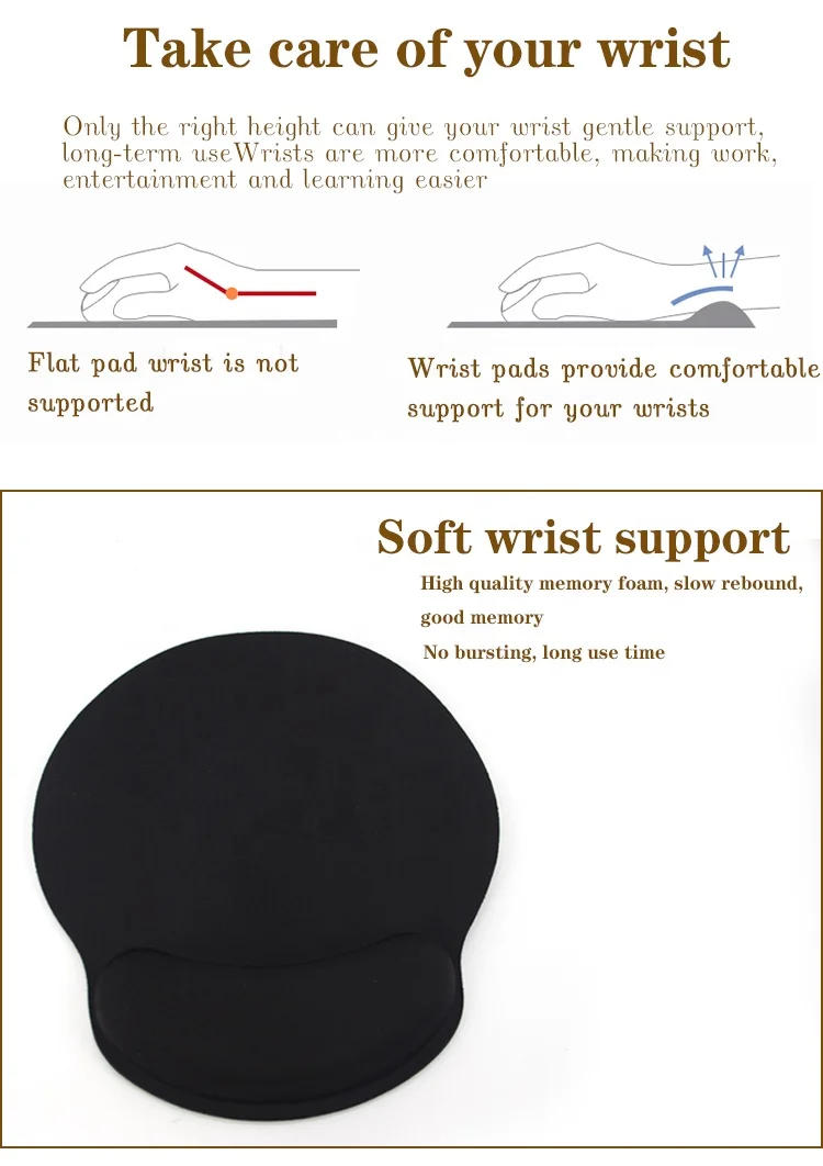 Ergonomic Keyboard Pad with Movable Wrist Rest - Kelida