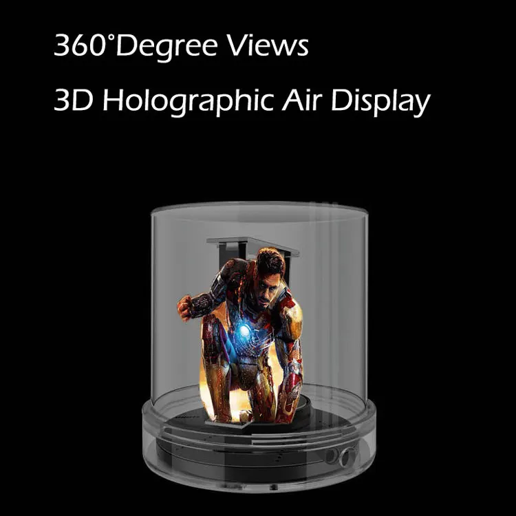 Newest 5d Hologram Led Fan Displayer,360 Degree Views 3d Holographic