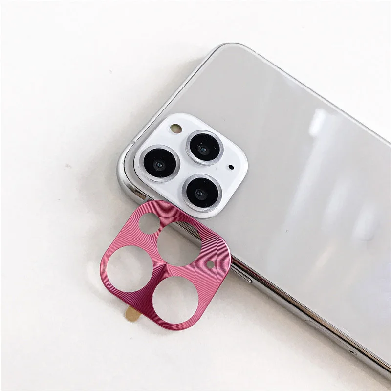 Metallic Mobile Phone Lens Protection Cover For Iphone 11 Pro Max