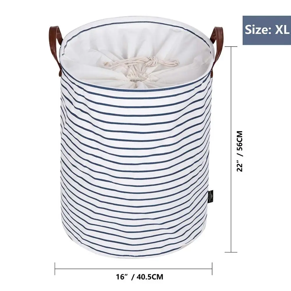 Collapsible Fabric Double Washing Bin Basket Laundry Basket Storage Box