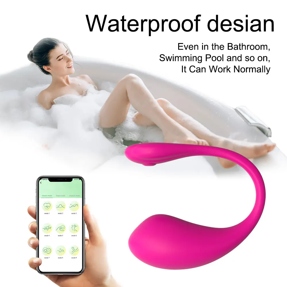 Bluetooths Wireless Long Distance App Remote Control Vibrator Sex Toy Jump Egg For Women Couple