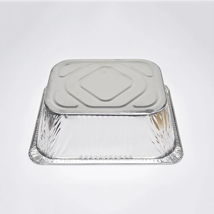 Half Size Foil Tray With Lids Food Pan Disposable Aluminium Roasting