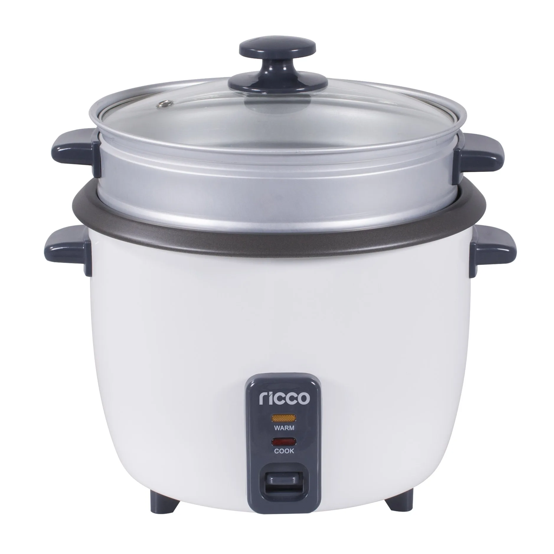 Ricco Black Fashion Rice Cooker With Aluminum Steamer Buy Black
