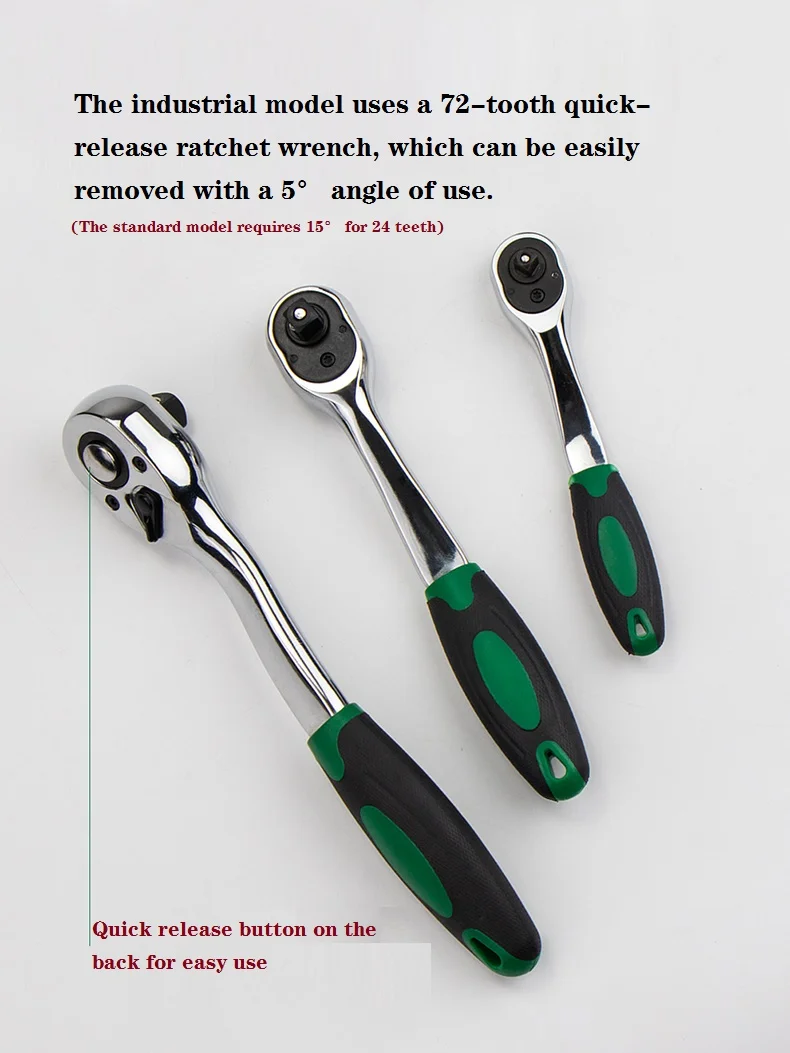 Wholesale Automotive Heavy Duty Standard Edition Portable 53 pcs Auto Car Repair Hand Tools Socket Wrench Set With Plastic Box