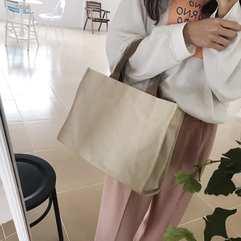 minimalist large capacity tote bag