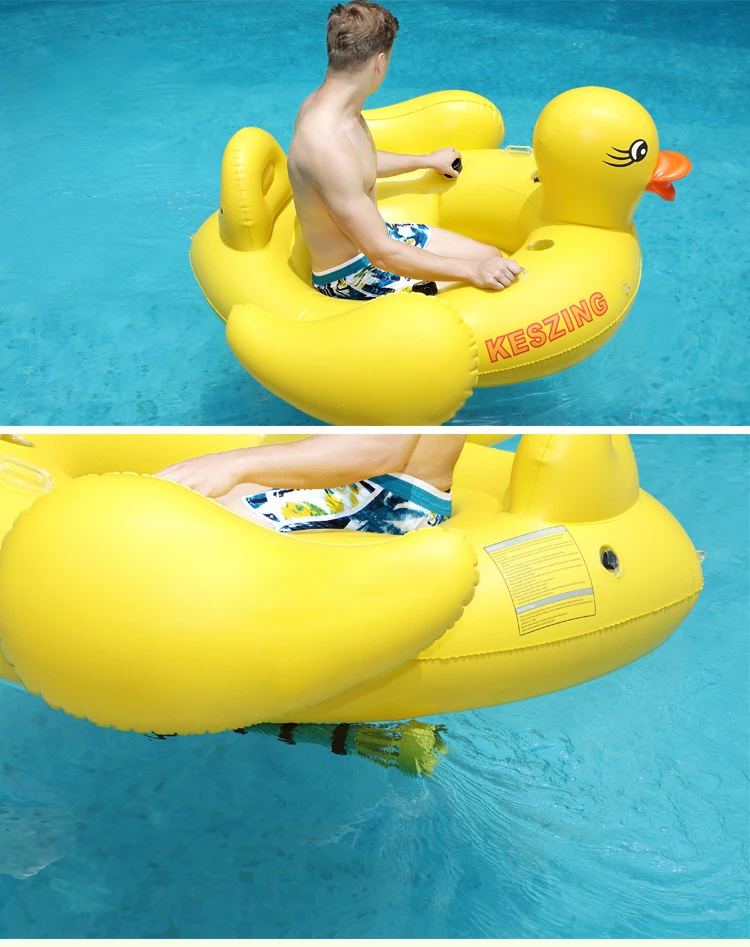 inflatable yellow duck