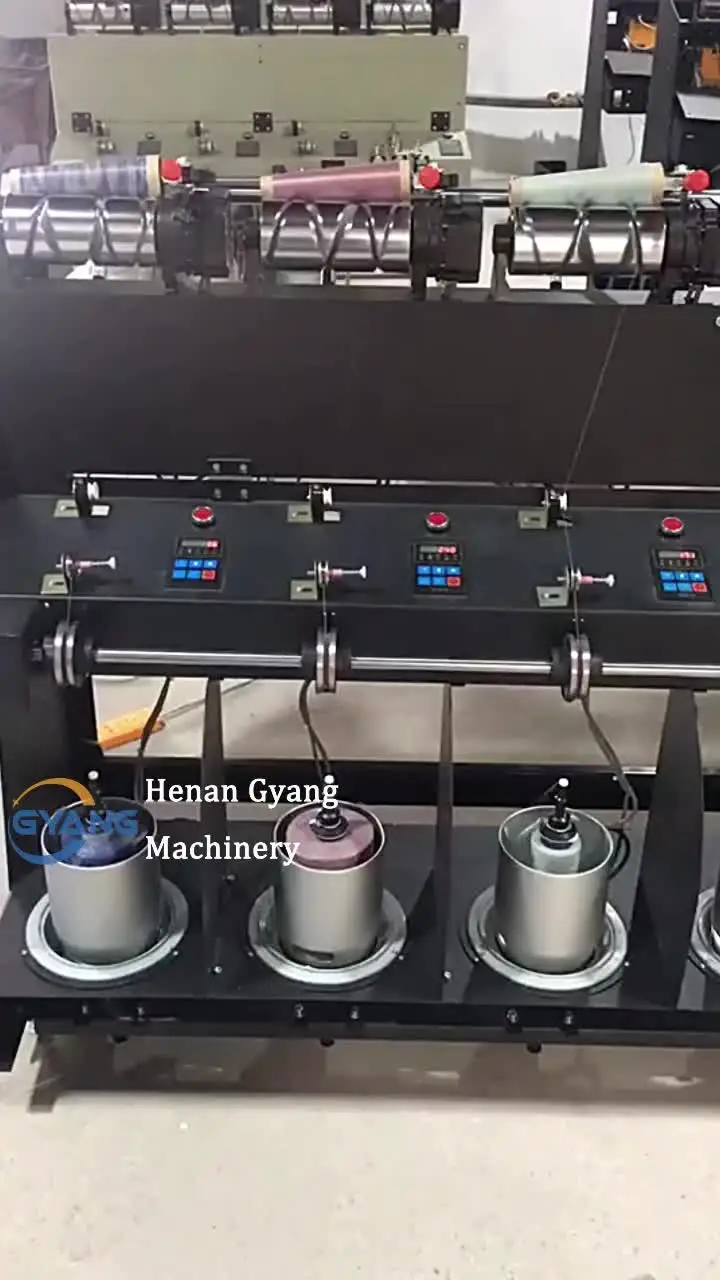 Hot Selling Winding Machine Mini Double Spindles Electric Yarn