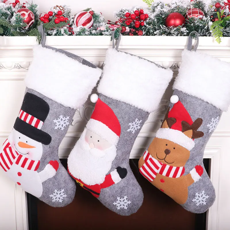 plush christmas stockings wholesale