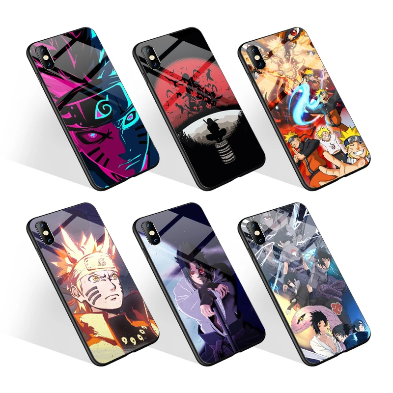 Custom Print Anime Naruto Phone Case For Iphone 12 11 Pro Xr Xs Max