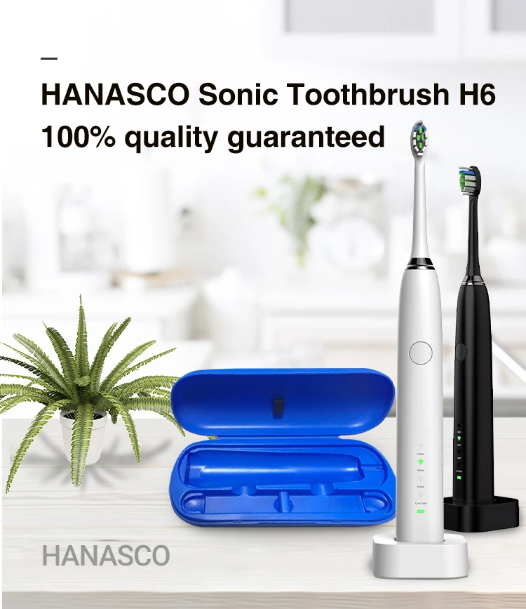 2020 Hanasco New Sonic Vibration Electric Toothbrush H6 Buy 2000mah